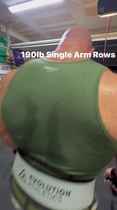 70K views · 2.2K reactions | 190lb Single Arm Landmine Rows! Back Day in the garage! Working with one goal! Come back stronger! @evolutionathleticsgear Evolution Lever beltGreen Evolution Support Belt Extreme Wrist Strap 1.5”@barbellapparel Green Ultra Light Phantom TankCamo Phantom Shorts! Click on the Link Tree in my bio!#evolutionathleticsgear #barbellapparel #beststrong #powerlifting #strongman #backday #ageisjustanumber | Nick Best | Pro | Strongman | Facebook