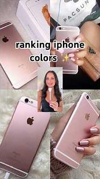 ranking the most iconic iphone colors!! 🤭📱✨ #iphone17promax #ios27 #iphonenostalgia