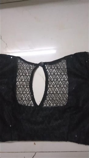 #netted blouse back neck design##