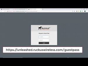 Configuring Guest Access WLANs with a Unique Password using Ruckus Unleashed UI