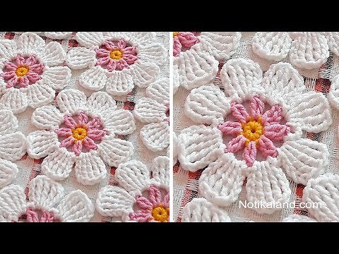 Crochet flower EASY pattern