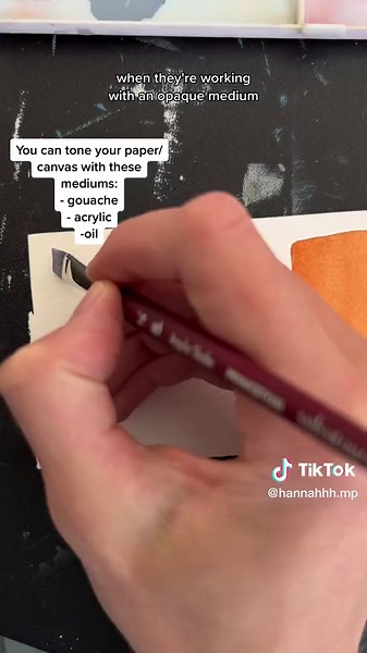 Gouache 101 - Toning Your Paper with Gouache