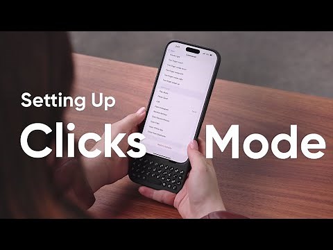 How to setup Clicks Mode on Clicks for iPhone