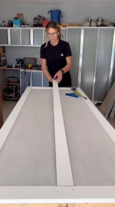 I have 3 closets, 6 bifolding doors total in the hallway. It made more sense to repurpose the old doors rather than buying new ones. Total cost $25 per door 🙌🏼 #refurbished #diy #hallwayinspo | She’s the Carpenter