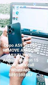 how To OPPO A59 5G FRP Google Account REMOVE ANDROID MULTI TOOL Android version 15