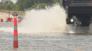 How much damage can driving through flood waters cause?