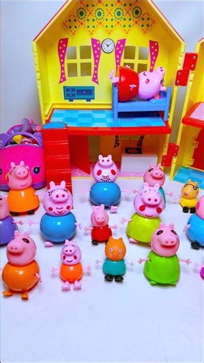 satisfying with unboxing Peppa Pig House & Castle Toys Collection ASMR | Review