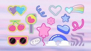 Sticker Pack - Kpop Fandom Element After Effects Project Template