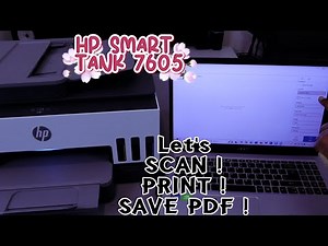 How To Scan with HP Smart Tank To Computer, Print and Save PDF Review