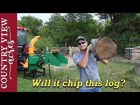 I found this at an estate auction - WoodMaxx 8 inch Wood chipper. Plus Giveaway Winner Announcement