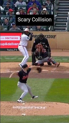 Parker Meadows Carted Off after scary collision in Tigers Twins Game #mlb #twins #tigers #baseball