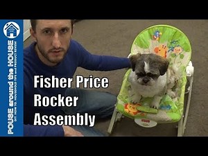 Fisher Price Infant to toddler Rocker. How to assemble, review and demo. Rainforest rocker.
