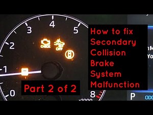 2 of 2 How to fix Secondary Collision Brake System - Parking Brake System Malfunction #machinemods