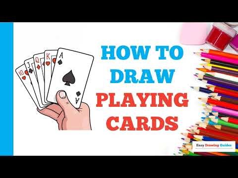 How to Draw Playing Cards: Easy Step by Step Drawing Tutorial for Beginners