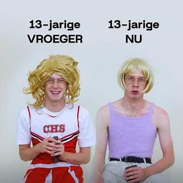 13-JARIGE: vroeger vs nu! 😂💜