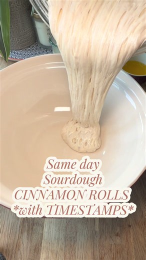 Same Day Sourdough Cinnamon Rolls — Fluffy Recipe & Timestamps
