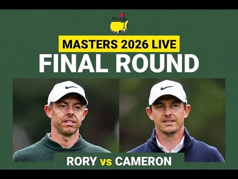 The Masters 2026 LIVE Final Round • Rory McIlroy Chasing History