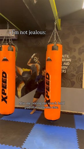 When I see my coach holding pads for someone else. . . . . #coach #coaching #boxing #boxingtraining #boxingday #student #fighter #mycoach #mma #mmafighter #kochi #martialarts | Kasparov Fight Camp