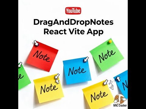 DragAndDropNotes | React + Vite Note-Taking App with Drag & Drop