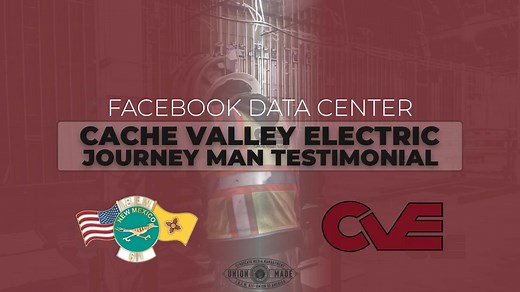 IBEW 611 and Cache Valley Electric had the opportunity to go out to the Facebook Data Center. Hear from Journeyman Bo Beebe about his experience, and the benefits and security the union provides. Thank you to all our hard workers! #UnionStrong ⚡️ . Visit IBEW611.org for more information! . . #ibew611 #NewMexico #local #union | IBEW Local 611
