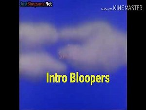 The Simpsons Intro Bloopers S1 E1: The Logo Word Wrong