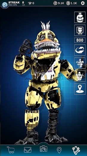 Corrupted Chica FNaF Workshop Animation