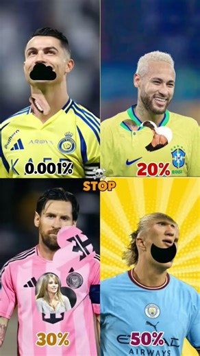 stop challenge for 🥶 you only 00.0001 can stop || ronaldo || messi || neymar jr #shorts