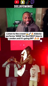 Listen to the crowd 😱🎤🔥 Aidonia performs ‘WOIE’ for the FIRST time in London and it’s going OFF 🔥🔥 full video on djnateuk YouTube On the road to 10k⭐️ follow me for more content like this 🔥 #fyp #dancehall #aidonia #bashment #carribeanrock | Demmel Dyal-jarvis