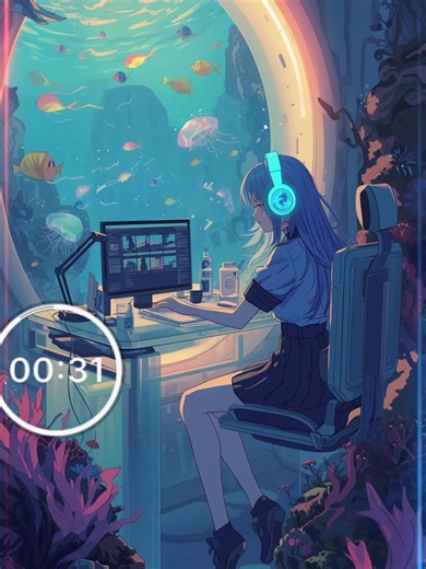 2-hour VOCALOID Lo-Fi Pomodoro preview 🎧 25 min focus / 5 min break × 4 Calm Japanese-style humming for deep focus. ▶ Full timer on YouTube (link in bio) ------------------------------------ Vista previa del Pomodoro Lo-Fi VOCALOID (2 horas) 🎧 25 min enfoque / 5 min descanso × 4 Humming japonés suave para máxima concentración. ▶ Temporizador completo en YouTube (link en bio) ------------------------------------ 2時間VOCALOID Lo-Fi ポモドーロのプレビュー 🎧 25分集中 / 5分休憩 ×4 ボカロ風ハミングで静かに集中。 ▶ フル版はYouTube（プロフィ