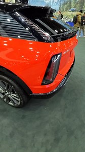 🍊LOVIN’ the Monarch Orange color found on the all new, 2025 Cadillac Optiq Sport! 300 HP dual motor AWD, 302 estimated miles of range, 33” display, available SuperCruise and 19 speaker AKG audio system are just a few aspects of this new Cadillac! #caddy #cadillac #optiq #cadillacoptiq #ev #escalade #lyriq #2025optiq #escaladeiq Detroit Auto Show | General Motors Jeff