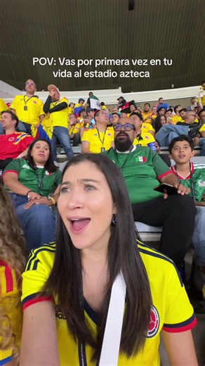 Tantas cosas históricas han pasado en este estadio🥹 Me cuesta mucho creer que estoy aquí hoy🇨🇴#estadioazteca #partidocolombia #colombiausbekistan #colombianaenmexico🇨🇴🇲🇽 #mexicomagico