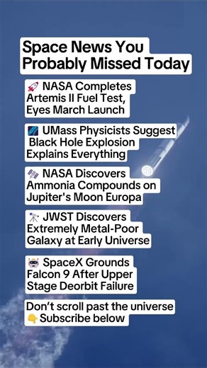 Space News You Probably Missed Today