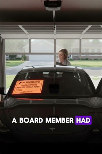 HOA Put a Violation Sticker on My Car — Inside My Garage