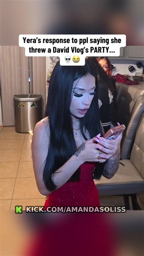 Yera’s response to ppl saying she threw a David Vlog’s PARTY…💀😭 | Daily Clipz | #yera #fyp #zavala