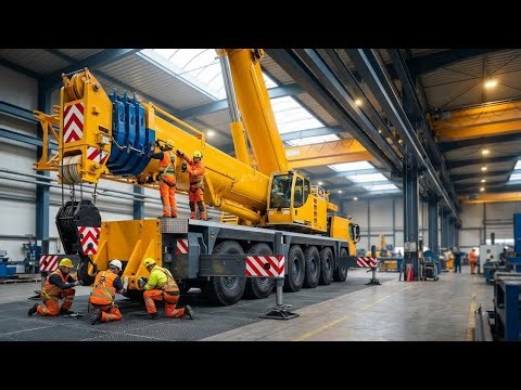Inside the Mobile Crane Factory: From Steel Plates to All-Terrain Telescopic Giant (Full Process