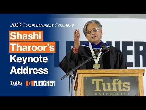 Dr. Shashi Tharoor Addresses the Class of 2026 | Commencement Ceremony