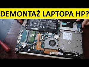 Jak rozmontować laptopa HP 14/15/17 cali? Jak otworzyć laptopa HP 14/15/17 cali?
