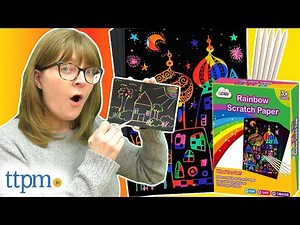 Rainbow Scratch Paper Art Set from ZMLM Review!