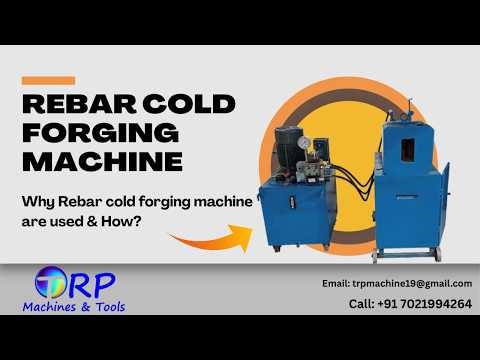 How to Use a Rebar Cold Forging in Building Construction | Complete Splicing Process