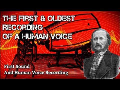 The FIRST & OLDEST Recording Of A Human Voice 1860! Birth Of Audio! #history #storytelling #audio