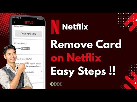 How To Remove Card From Netflix !