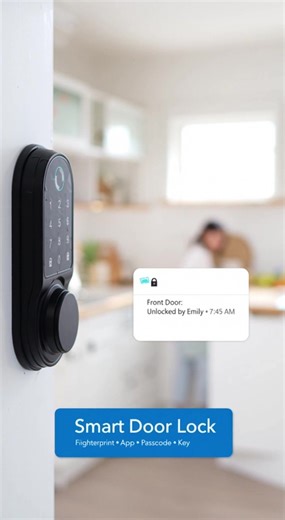 Smart locks—secure and convenient—are suitable for seniors, children, and those living alone.#smartlock #smarthome #tiktokusa