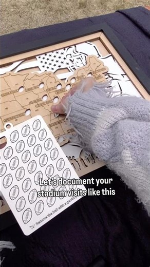 NFL Stadium Map🏈: Track Every Game You've Ever Been To #travel #shorts