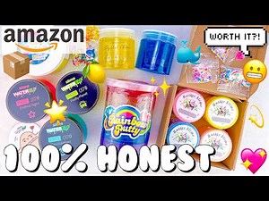AMAZON SLIME REVIEW 💫 0 STARS VS 4 STARS! Moldy slime?!