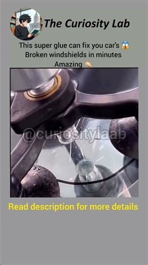 Windshield Repair Resin😱 repair. #how #shorts