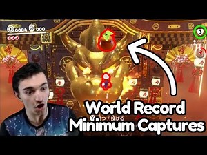 I CRUSHED my World Record in Super Mario Odyssey Minimum Captures