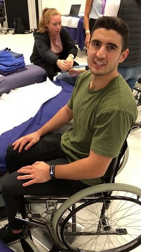 T4 Paraplegia - Wheelchair to bed transfer