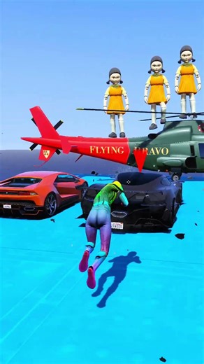 GTA 5 Water Ragdoll Chaos – Spider-Man Jump Fails (Euphoria Physics)#shortsfeed