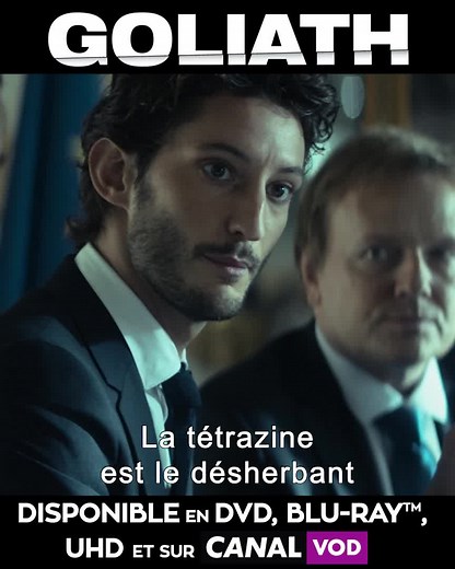 Retrouvez GOLIATH, le nouveau film de Fréderic Tellier, avec Gilles Lellouche, Pierre Niney et Emmanuelle Bercot. Disponible en achat digital, VOD, DVD, Blu-ray et UHD. Un thriller engagé saisissant dans l’univers trouble de l’agrochimie. | STUDIOCANAL