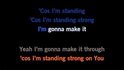 Karaoke Firm Foundation (He Won't) - Maverick City Music - CDG, MP4, KFN - Karaoke Version